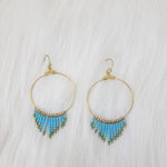 Drop Seed Beads Earrings