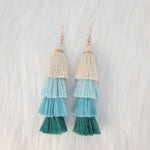 Quadruple Tassels Earrings