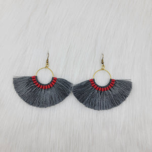 Big Bohemian Tassels Earrings