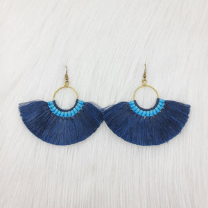 Big Bohemian Tassels Earrings