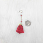 Red Tassels Earrings